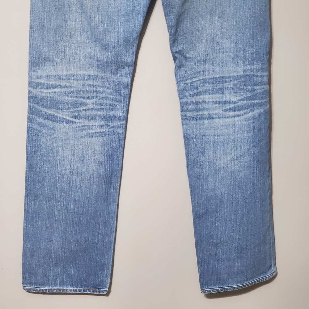 Ag Adriano Goldschmied Matchbox Light Blue Slim Straight Jeans Women's Size 31 - Picture 6 of 9